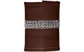 Pour Nath Déco Pour Sasha 272334-10 servetringen, kunstleer, PVC/polyester/polyurethaan, bruin, 10 x 15 x 10 cm