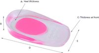 Go Go Gadget - Soft Gel Hielspoor Zooltjes - Roze Dames, Maat 35-41