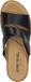 Josef Seibel Evita 04 Dames Slides Zwart Leer