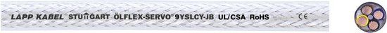LAPP ÖLFLEX® 9YSLCY-JB Servokabel 4 G 2.5 mm² Transparent 37001/1 par mètre