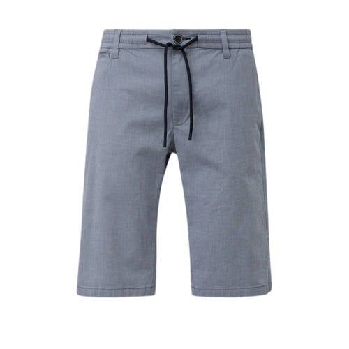 s.Oliver regular fit short grijsblauw