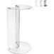 Atari Table d'appoint haute en plexiglas transparent pour salon - Transparent