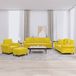 Maison Exclusive - Ensemble de canapés 4 pièces avec coussins en velours jaune