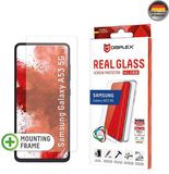 Displex Real Glass Screenprotector + Back Cover met Applicator voor Samsung Galaxy A53 - Transparant