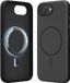 kwmobile Schokabsorberend telefoonhoesje voor Apple iPhone 17e / iPhone 16e — TPU-bumper met verhoogde rand, MagSafe-compatibel — donkergrijs