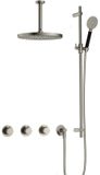 Hotbath Cobber - CB7067 - Inbouw Regendoucheset - Geborsteld Nikkel