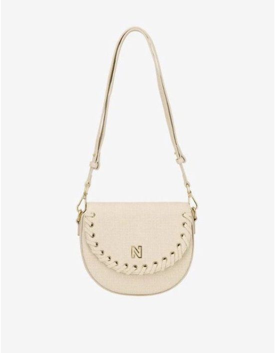 Nikkie Dames Handbag Nikkie Cream Textiel Enkel Magneetsluiting