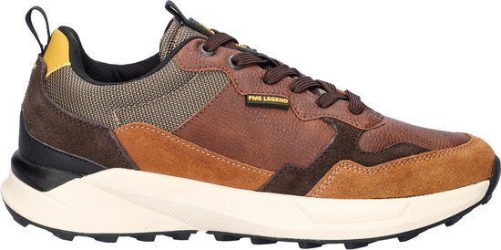 PME Legend Heren Sneakers Notcher Bruin Leer Maat 43