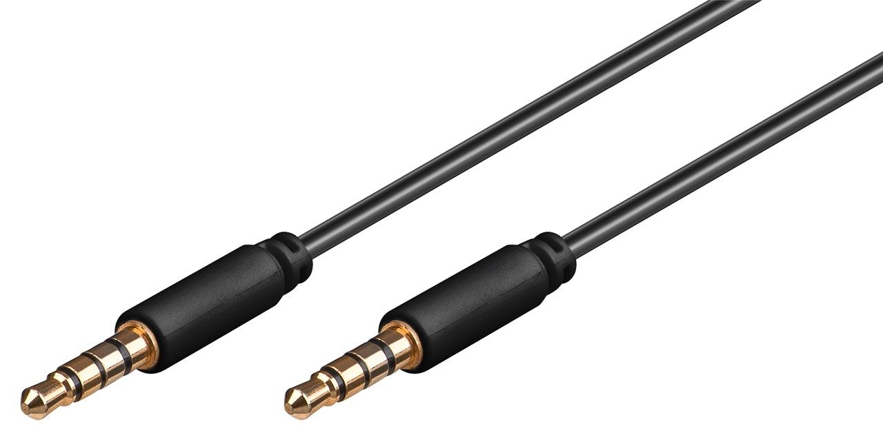 Goobay 3.5 mm Jack Audio Cable - 1m - Black