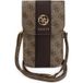 Guess sac de téléphone - Cuir artificiel - Bandoulière réglable - Marron