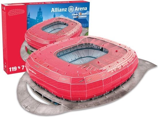 Nanostad Puzzel Bayern Munchen Allianz Arena 118 stukjes