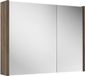 Saniclass Prime Armoire à miroir - 80x63x16cm - Noyer