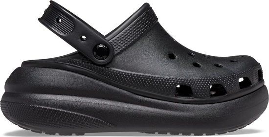 Crocs Classic Crush Slides - Zwart - Maat 36/37