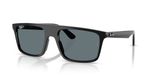 Ray-Ban Zonnebril 0RB2222 Unisex Zwart Blauw Polariserend Kunststof