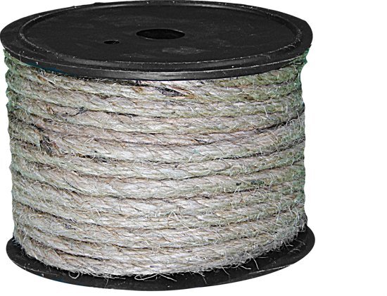 PasschierTerpo Raamkoord - Koord - Touw - Jute naturel 7 mm 30 mtr haspel