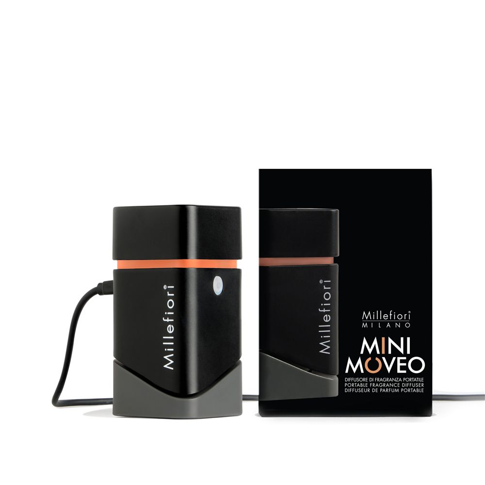 Millefiori MOVEO Mini Evaporative Aroma Diffuser - Black - USB