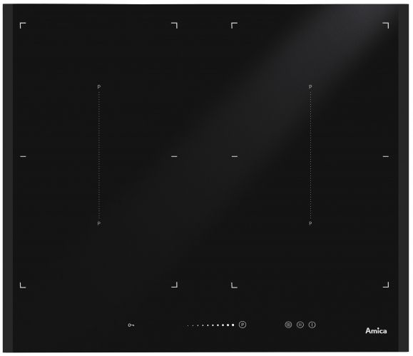 Amica AI3048IT - 59 cm Induction Cooktop - Black - Built-in