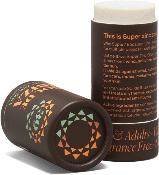 Sol de Ibiza Super Zinc Stick SPF30 45 g