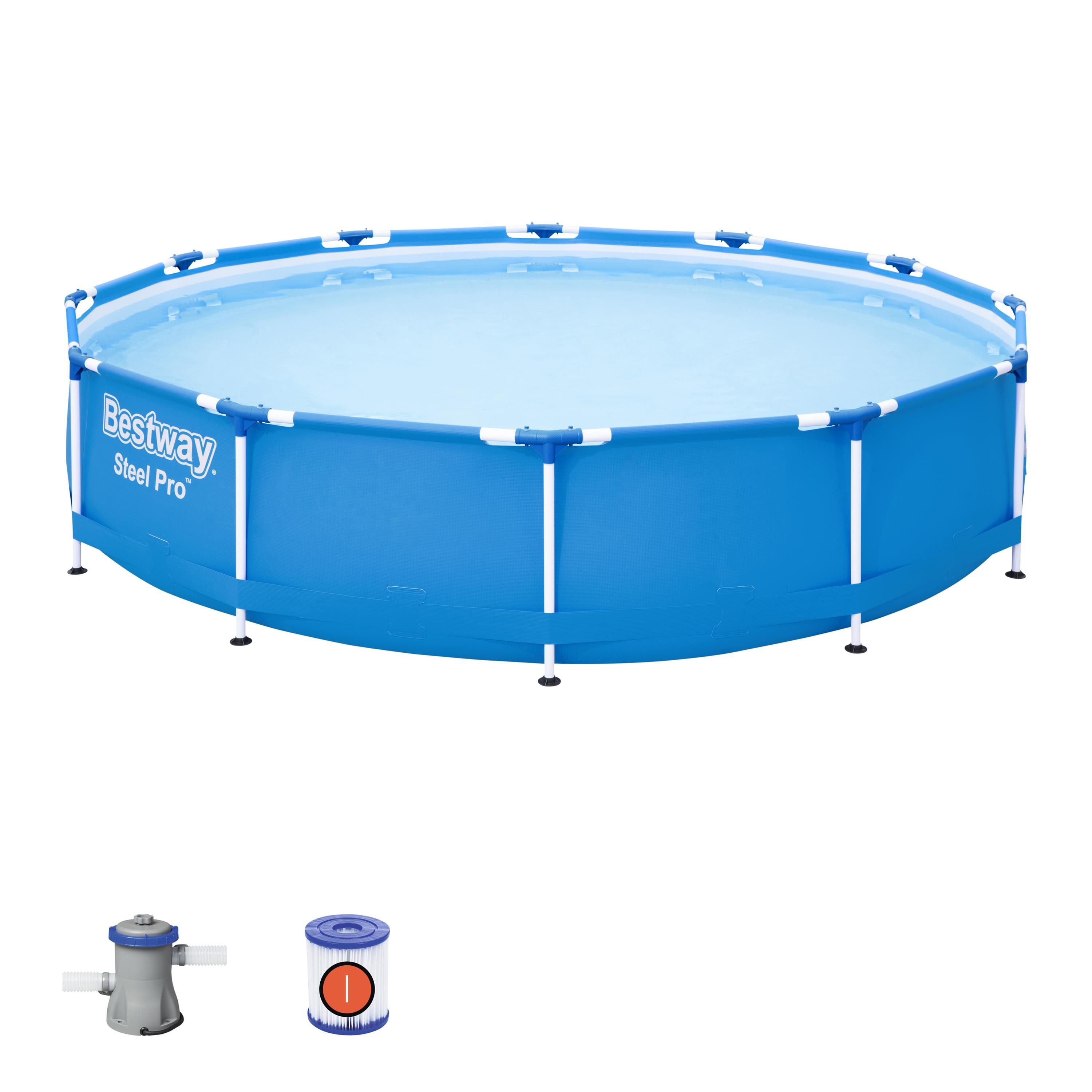 Bestway Steel Pro Round Pool Set 366cm - Blue