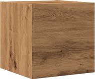 vidaXL Tv-wandmeubel 30,5x30x30 cm artisanaal eikenkleurig