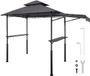 Vevor BBQ Gazebo, Donkergrijs, 2430x1500x2500mm