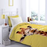 Catherine Lansfield Giraffe beddengoed 140 x 220 + 60 x 70 cm