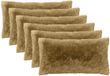 vidaXL Kussensloop 6 pcs HEERLEN Lichtgroen 40 x 70 cm PV Fleece