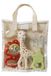 Sophie la Girafe Pasgeboren Essentials Baby Gift Bag met 3 speelgoed, Sophie de Giraffe tanden speelgoed, bijtring en rammelaar, geschikt voor pasgeboren baby's