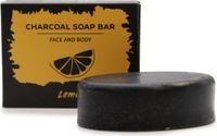 Ancient Wisdom Houtskool Zeep Bar - Citroen - 85 gram - Vegan Hand & Body Zeep