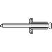 TOOLCRAFT 194735 Rivet (Ø x l) 3 mm x 5 mm Acier Aluminium A3*5 D7337-AL/ST 10 pièce(s)