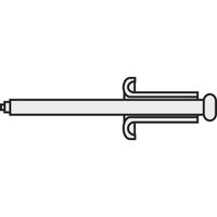 TOOLCRAFT 194735 Rivet (Ø x l) 3 mm x 5 mm Acier Aluminium A3*5 D7337-AL/ST 10 pièce(s)
