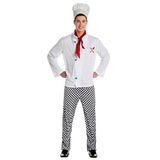Boland Kostuum Chef Cuisinier Volwassenen M/L