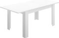 Vente-unique Uittrekbare eettafel BALKIS - Wit