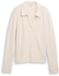 Tom Tailor - Cosy shirt met lange mouwen en polokraag - Maat XXXL - sand stone beige melange