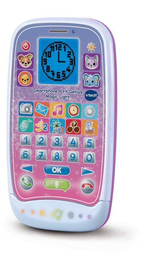 VTech Smartphone P´tit Genius Magic Light (FR) Roze