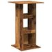 vidaXL Bartafel met opbergruimte 60x60x102 cm hout oud houtkleur