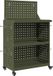 vidaXL Gereedschapswagen olijfgroen 65 x 35 x 111 cm koudgewalst staal