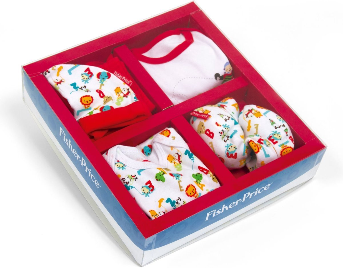 Fisher-Price kleding cadeauset rood
