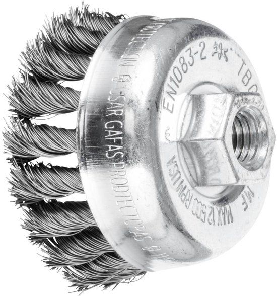 PFERD TOOLS Komborstel met schroefdraad, getordeerd POS TBG 65/M14 ST 0,35 Tbg 43305002
