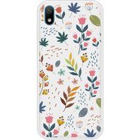 Huawei Bedrukt siliconen hoesje compatibel met Y5 2019 Fleurs colorées