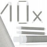 Rosfix Set de filtres à doigts - 60 Mesh, 96,8 mm x Ø9 mm - 10 pièces Métal/Plastique