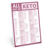 Knock Knock All Out Of Pad (Keto), Keto Diet Grocery List notitieblok, 15,2 x 22,9 cm