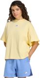 Adidas 3-Stripes Studio Casual T-shirt Dames Geel S/36