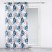douceur d'intérieur Belline Gordijn met oogjes (140 x 260 cm) wit/blauw, bedrukt polyester