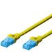 CAT CAT 5e SF/UTP patchkabel, Cu, LSZH AWG 26/7, digitus kabel geel en blauw 2 meter voor netwerkcommunicatie