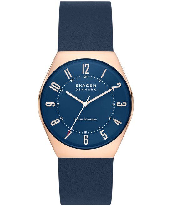 Skagen SKW6834 Grenen Solar Powered Watch - Dark Blue