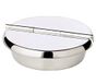 EDZARD Ashburn Opvouwbare asbak, zilverkleurig, diameter 10 cm