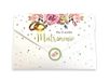 LINA OFFICINE GRAFICHE CREATIVE 96-253 bruiloftskaart, cadeau voor felicitaties en bruiloften, inclusief envelophanger, 11 x 16 cm