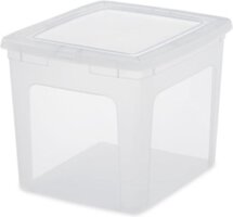 IRIS Opbergbox - 30L - Wit/Transparant
