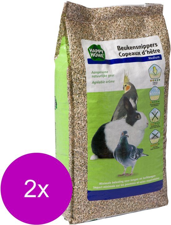 Happy Home Beukensnippers Medium 6 Mm - Bodembedekking - 2 x 50 l